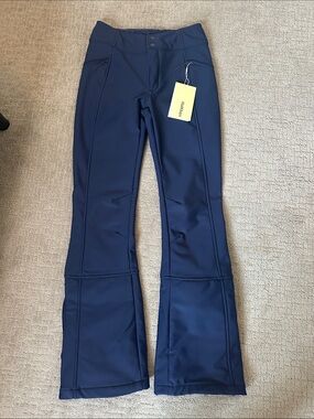 Halfdays Emma Soft Shell Women's Navy Ski Pants